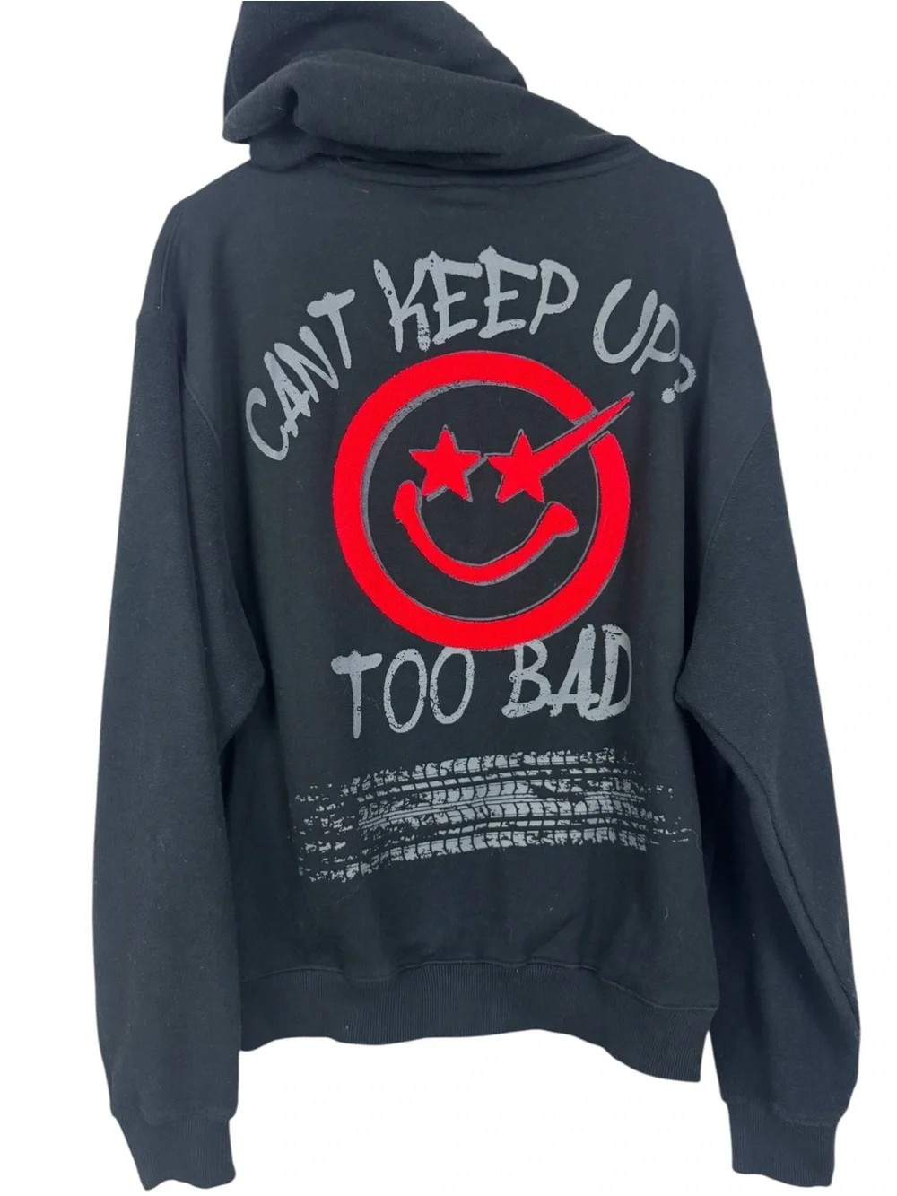 Civilized Don’t Get Left Behind Black Hoodie, Size M